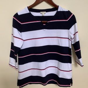 Talbots striped top